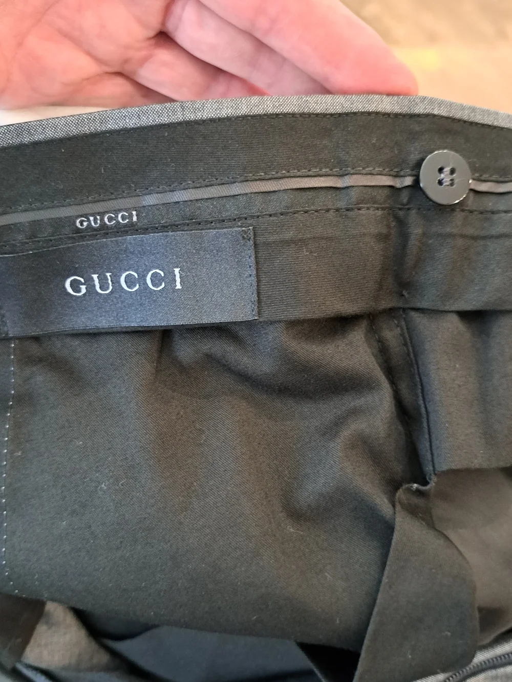 Gucci Men's Gray Dress Pants